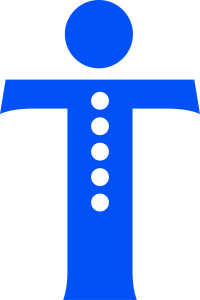 T logo color-print